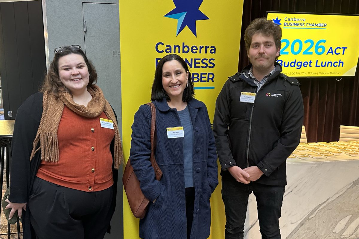 Our team enjoyed attending the ACT Business Chamber Budget Lunch